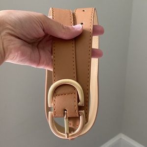 New tan belt